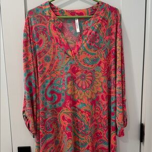 Vibrant Paisley Blouse